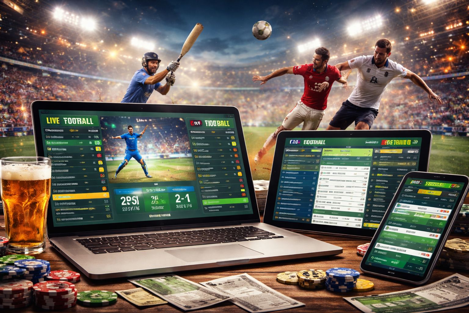 Bet On Cricket, Football, And More With Live Options